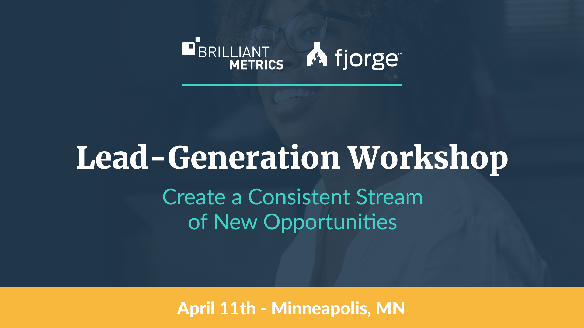Lead-Generation Workshop on April 11, 2024 in Minneapolis, MN